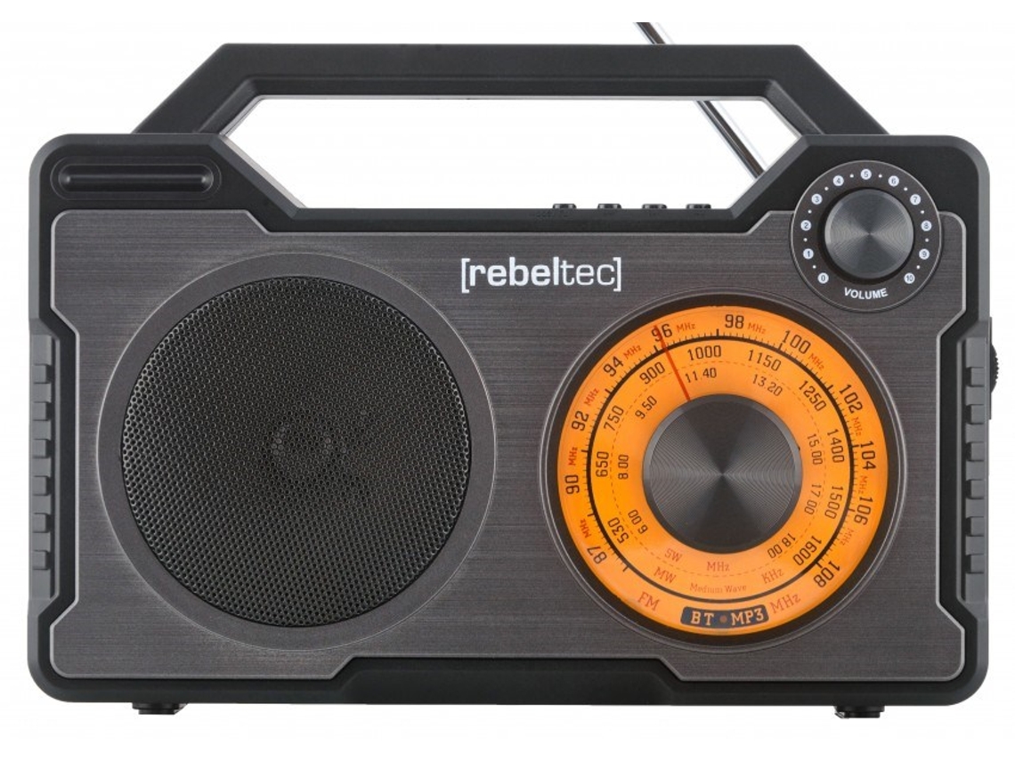 Reproductor Bluetooth portátil Rebeltec Rodos Fm 10w Rms