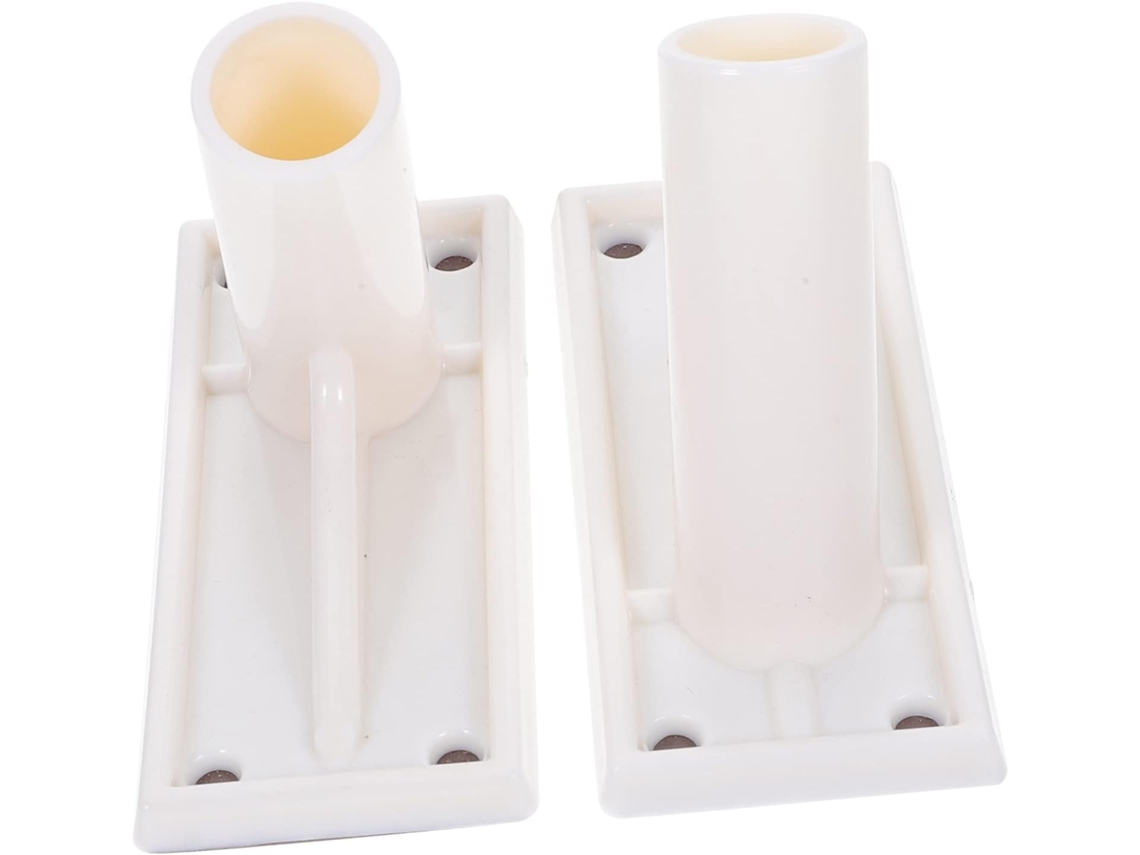 Soporte Adhesivo Ajustable De 2 Piezas Para Banderas, Para Pared O Mástil Exterior.