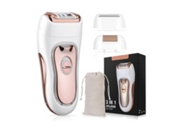 Depiladora para mujeres, afeitadora femenina 3 en 1, depiladora inalámbrica y lima eléctrica para pies, kit portátil de depilación en seco y húmedo Yemaesre