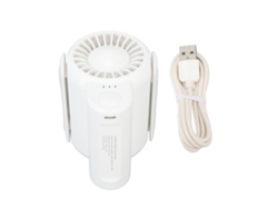 Ventilador Portátil De Cintura De 4500 Mah, Velocidad Ajustable, Usb, Diseño Elegante Y Portátil.