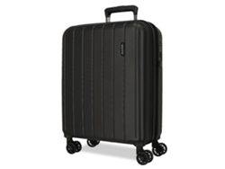 Maleta de Cabina MOVOM Wood Malet Negro (38 x 55 x 20 cm - 37 L)