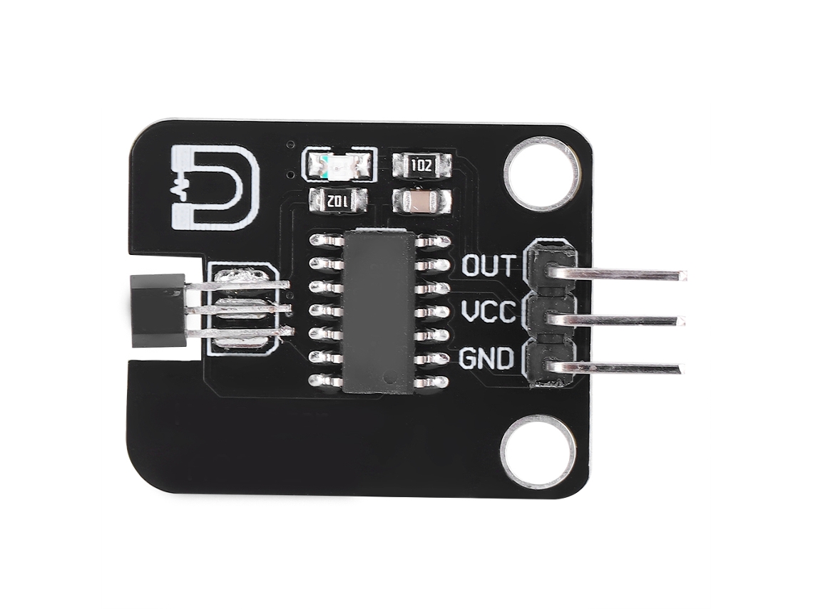 Módulo De Sensor Hall De Salida De Pulso Digital 5v Para Coche Robot Inteligente