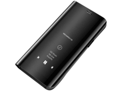 Carcasa Galaxy A7 2018 LMOBILE Clear View Negro