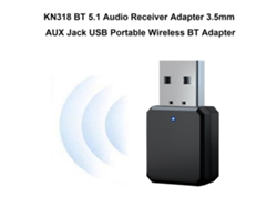 Adaptador Receptor De Audio Inalámbrico Bt5.1 Con Micrófono, Portátil Para Coche, Pc, Tv Y Auriculares.