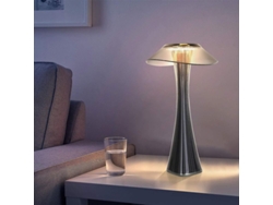 Lámpara De Mesa Led Recargable Con Control Táctil - Regulable, 3w, Inalámbrica, Funciona Con Pilas Y Con Pantalla.
