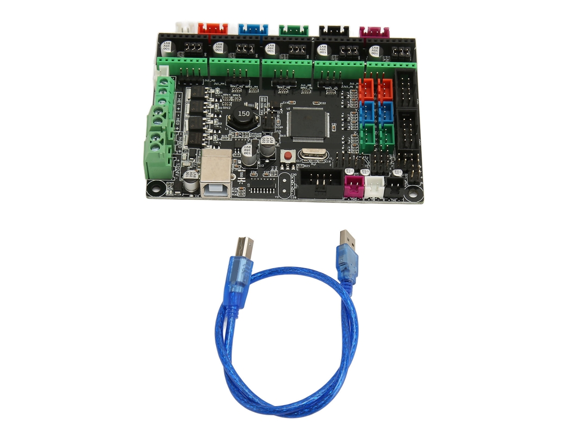 Placa De Control Mks Gen V1.0 Para Impresora 3d 12v A 24v Compatible Con Ramps1.4 Marlin A4988 Drv8825