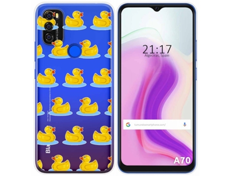 Carcasa Blackview A70 TUMUNDOSMARTPHONE Dibujos Transparente Multicolor