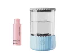 Limpiador de brochas de maquillaje eléctrico Rosewell con solución limpiadora
