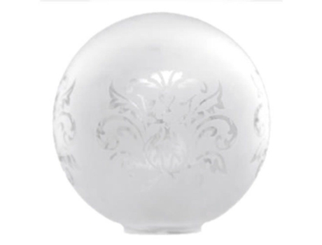 Tulipa de cristal bola mate de 18cm boca 5cm