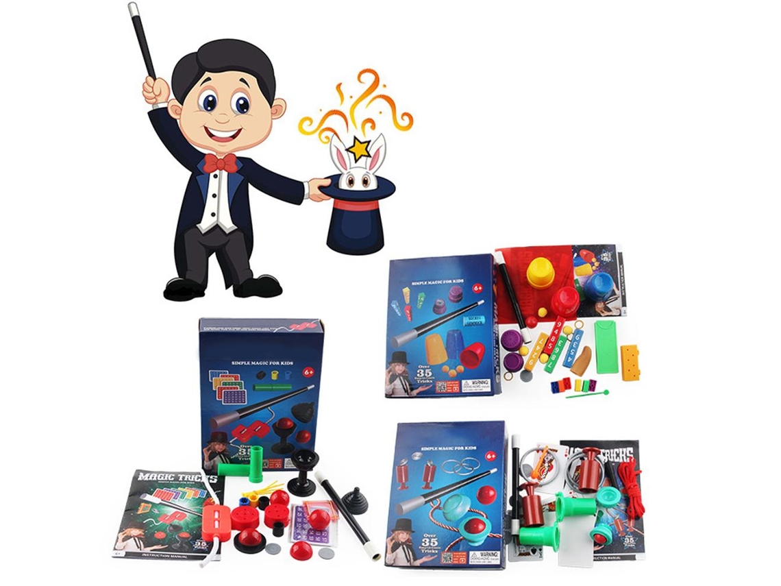 Set De Trucos De Magia Con Varita Para Niños - Juguetes De Navidad - Regalo Para Niños Y Niñas
