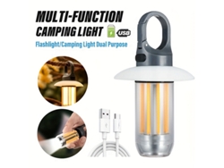 Lámpara Led Ultrabrillante Para Acampar, Lámpara De Exterior Inteligente Y Portátil Con Práctico Gancho, 5 Modos De Luz Para Jugar Y Decorar