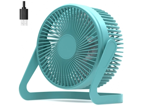 Mini Ventilador Portátil ENZON USB Ventilador de Mesa Portátil ENZON Portátil Azul