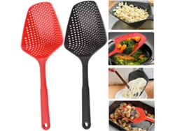 Coladeras De Cucharón Grande, Colador De Pasta 13.5", Cucharón De Espagueti, Cucharón Perforado Para Escurrir Fideos (2 Piezas)