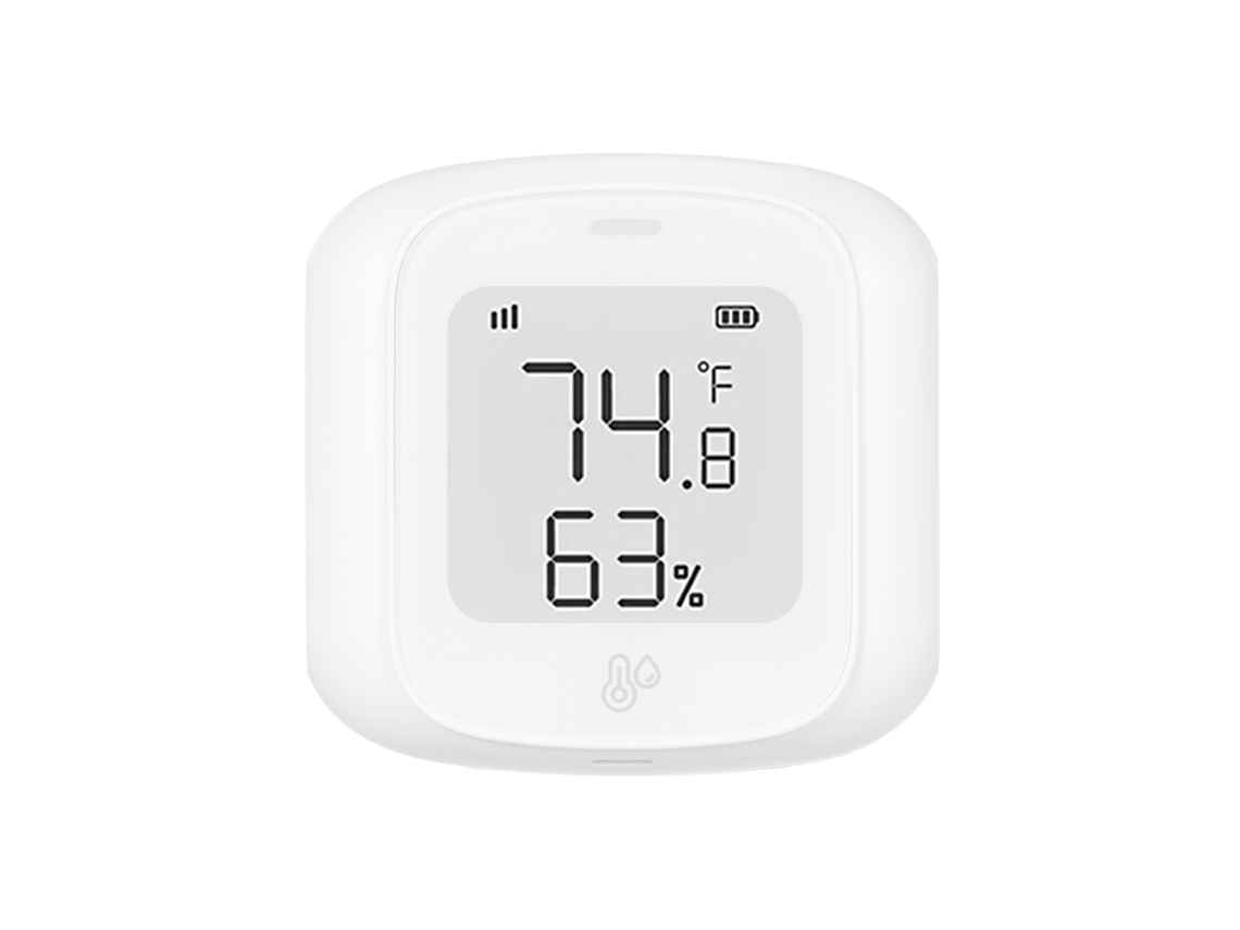 Sensor Inteligente De Temperatura Y Humedad Con Pantalla Lcd Digital De Alta Precisión, Termómetro E Higrómetro Wifi Zigbee Para Interiores.