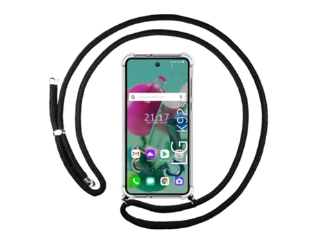 Carcasa LG K92 5G TUMUNDOSMARTPHONE Colgante Negro