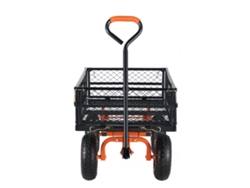 Carrito de jardín Succebuy de metal resistente con capacidad de 180 kg