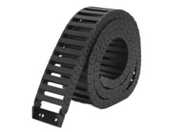 2026-cadena De Arrastre De Nylon 1m Resistente Temperatura Pa66 Portacables Negro Para Máquinas Cnc