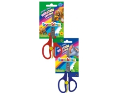 Tijeras Bambino Mini Zoo de 13 cm. Herramienta de corte preciso con protector, perfectas para proyectos pequeños. Diseño ergonómico para mayor comodidad.