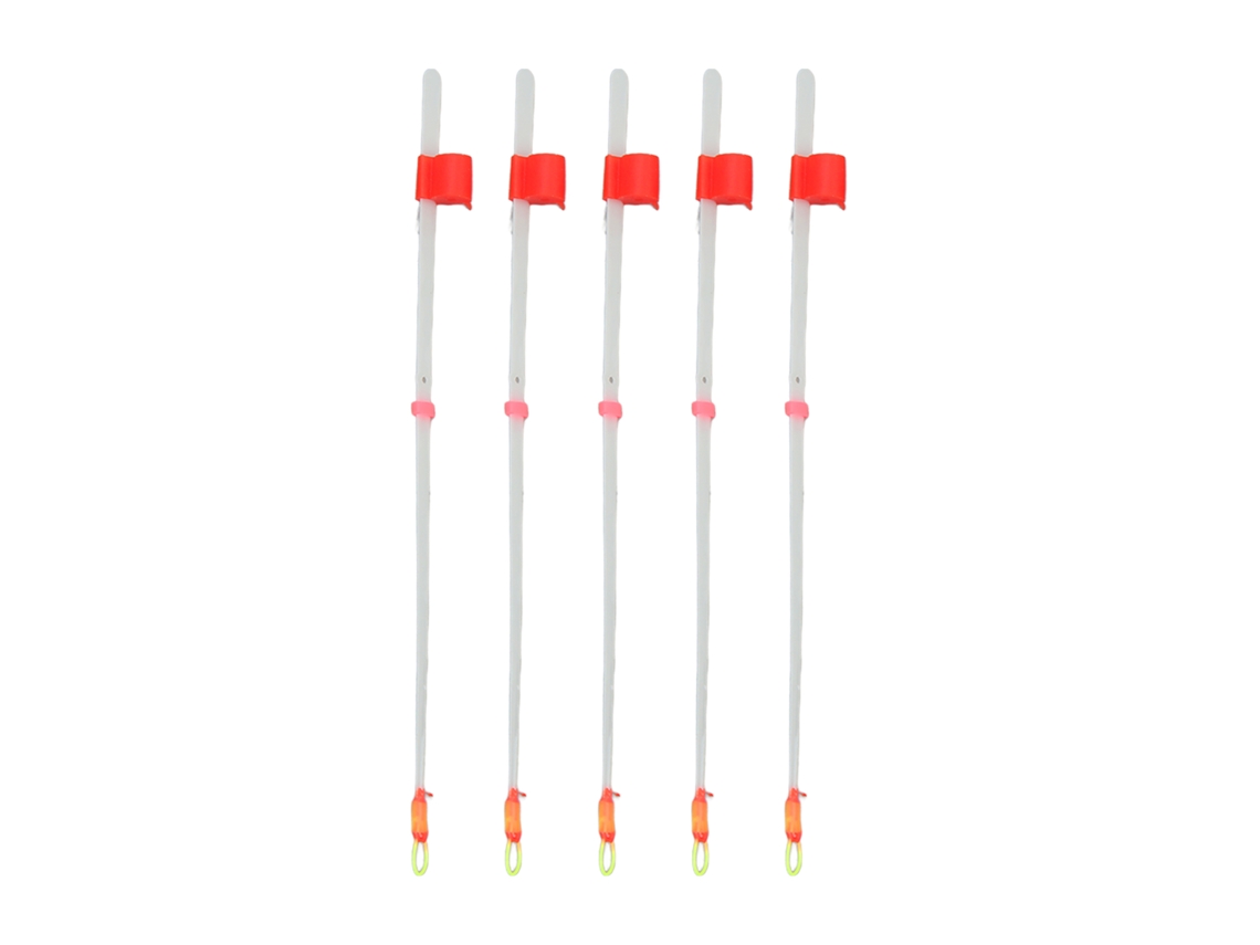 5 Piezas Mini Tip Top Caña De Pescar Para Hielo Invierno Abs 130mm Accesorio De Pesca
