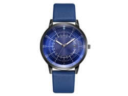 Reloj De Pulsera De Cuarzo Para Hombre Con Correa De Piel Sintética Y Calendario, Estilo Elegante Y Profesional.