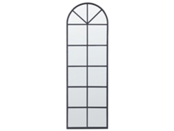 Espejo BELIANI Brouage de Hierro Negro 40x3x120