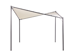 Pérgula De Jardim Aventine Metal 300 Cm 300 Cm Creme