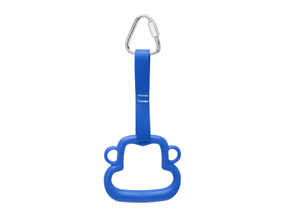 Anillas De Gimnasia Infantil, Estilo Mono, Con Cuerda De Suspensión, Equipo De Escalada Infantil, Color Azul.