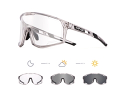 Gafas de ciclismo fotocromáticas unisex MDUG con lentes de poliacrilato transparente y protección UV400 (estilo 14)