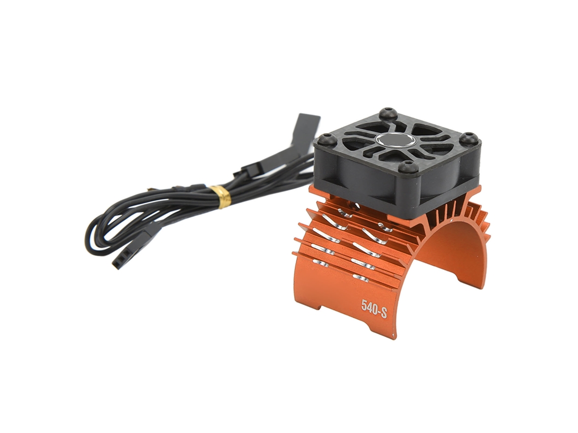 Ventilador De Refrigeración Para Motor Sin Escobillas De 8,4 V Y 28000 Rpm Para Coches Rc A Escala 1/8 Y 1/10 Con Gran Disipación De Calor - Naranja