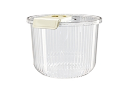 Recipiente hermético para almacenar arroz y cereales secos Harina 7.5kg 27.5x21.5x20cm