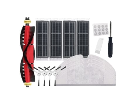 Kit de filtro de Cepillo Lateral para aspiradora Xiaomi Roborock S5 T6 T7 P5, filtro de adsorción de carbón activado