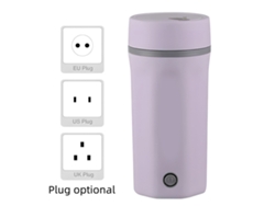 Hervidor eléctrico portátil de viaje de 500 ml, acero inoxidable, 300 W, con función para mantener caliente (sin marca).