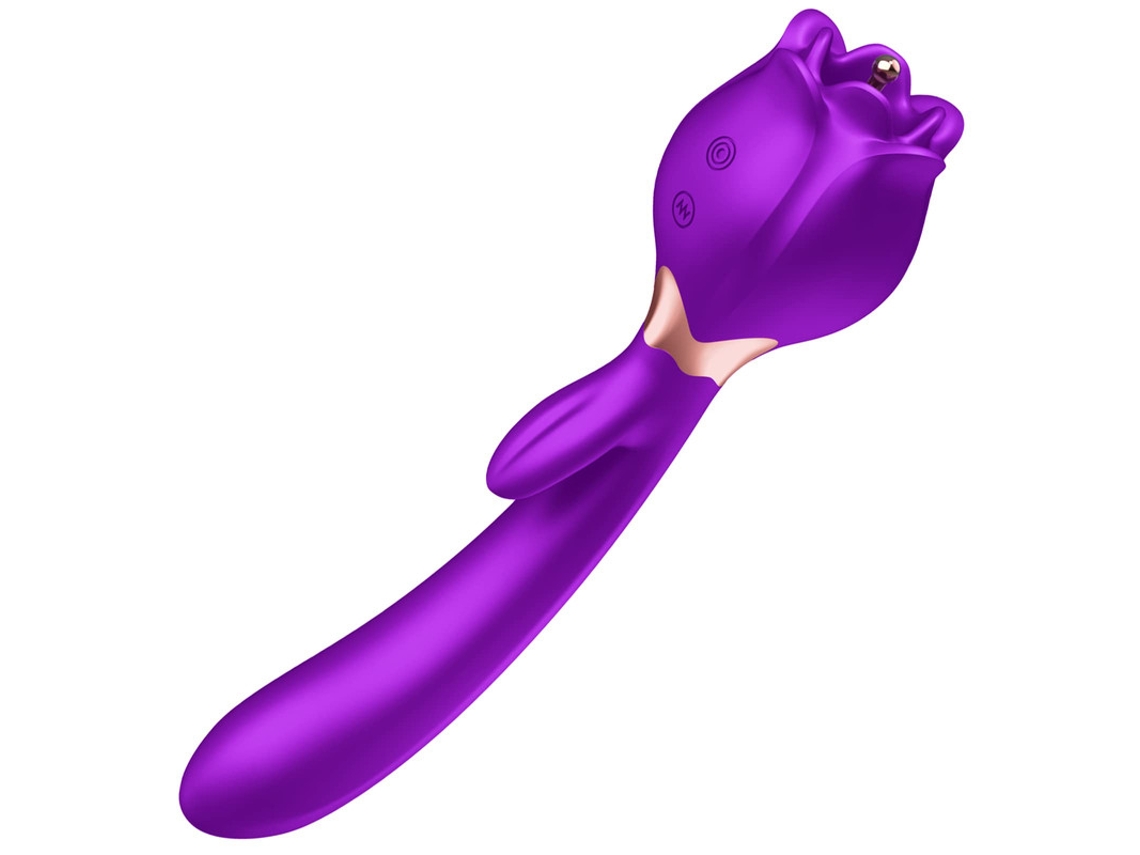 Vibrador Oscilante De Frecuencia Mltiple 3 En 1 Para Mujer (prpura)