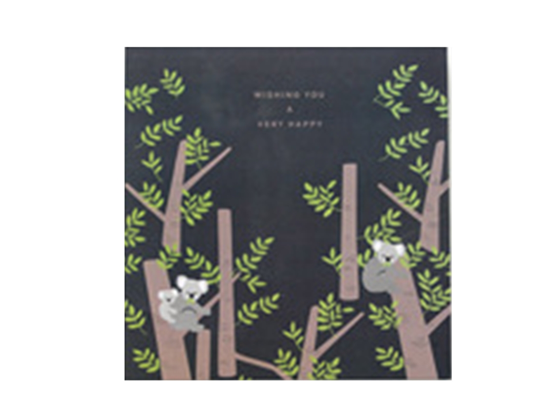Álbum De Fotos Autoadhesivo Diy Con Páginas Para Escribir Y Carpeta De Oso Koala De 3 Anillas.