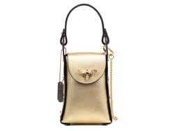 Alviano Bolso De Mano Mujer. Piel Auténtica Gamuza Acabado Lacado Brillante.