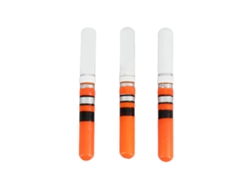 Juego de 3 flotadores cilíndricos LED para pesca nocturna con cola luminosa (sin marca)