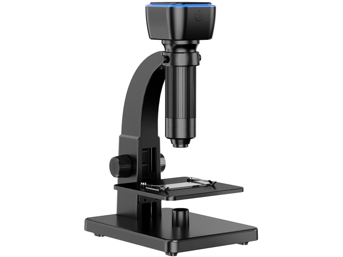 Microscopio HD de 5 MP con aumento de 2000x, cable USB para inspección y batería integrada de 1800 mAh. SFUSHOS