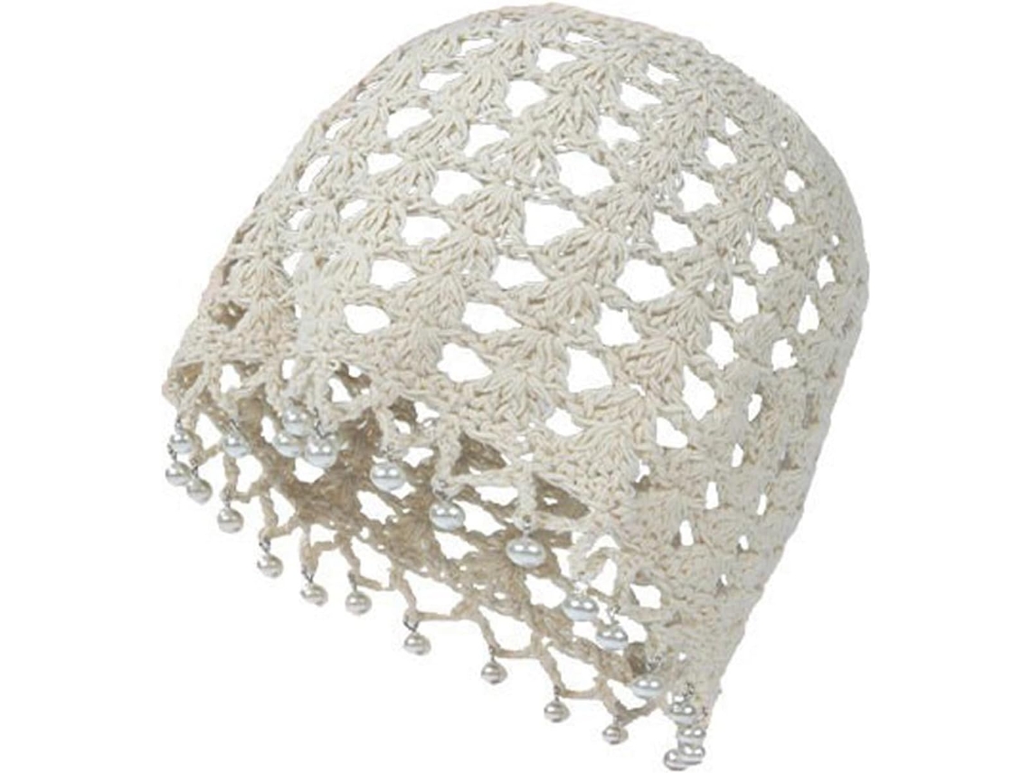 3. Chapeau Bob Respirant En Dentelle Crochet Réglable Avec Cordon De Serrage Pour Sorties Plage