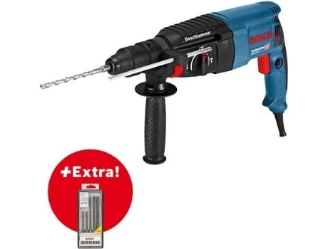 Martillo Perforador BOSCH Gbh 2-26 F + Conjunto de 5 Puntas de Martillo Sds Plus-5 Numa Mala L-Case