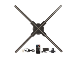Proyector holográfico 3D de 520 x 520 mm, 624 LED, inteligente, wifi, 2 K, H, otros