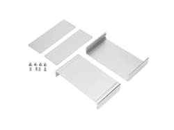 2026-caja Eléctrica De Aluminio Impermeable Split Tipo Enclosure Para Diy Plata 62x178x100mm