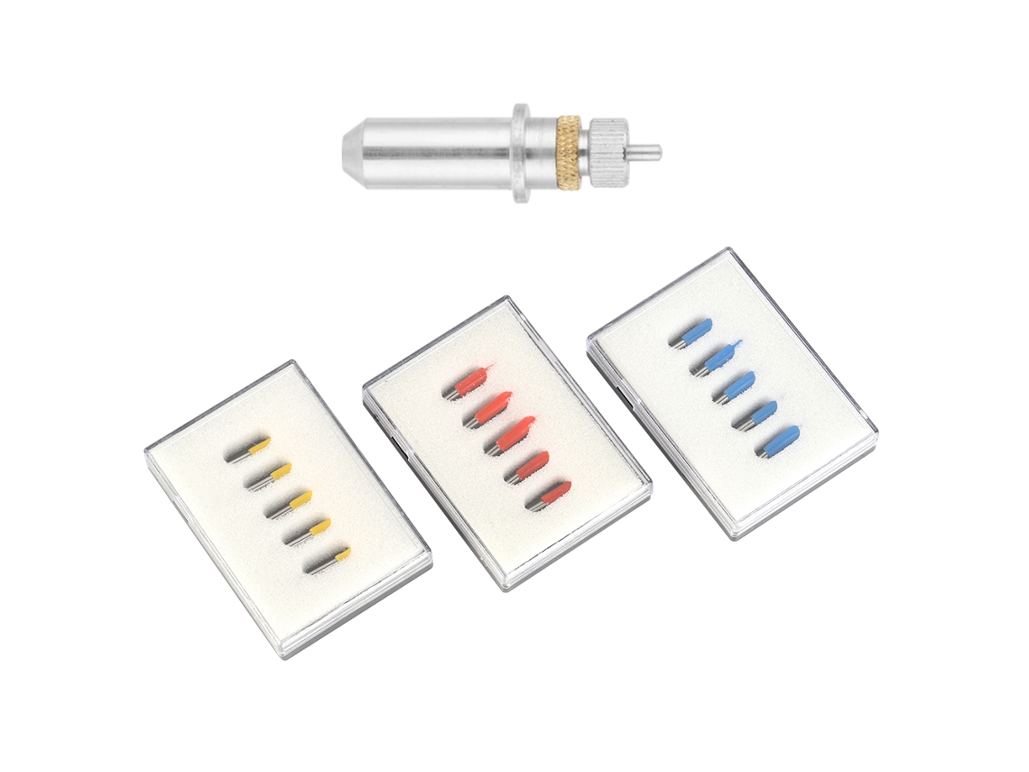 Kit De 15 Cuchillas (30°, 45°, 60°) + Soporte Para Plotter De Corte De Vinilo Roland Gcc