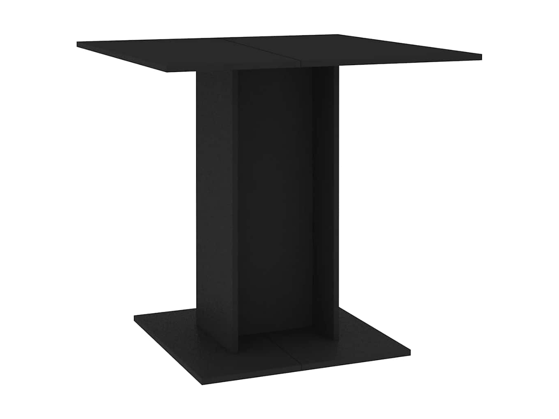 Mesa de Comedor 80x80x75 Cm Derivados de Madera Negro MAISON EXCLUSIVE