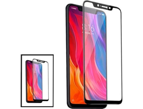 Kit 2x Protector de Pantalla Cristal Templado Xiaomi Mi 8 PHONECARE Full Cover