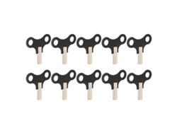 Juego De 10 Llaves De Acero Para Engranajes De Relojes Mecánicos De Pared Y De Mesa.