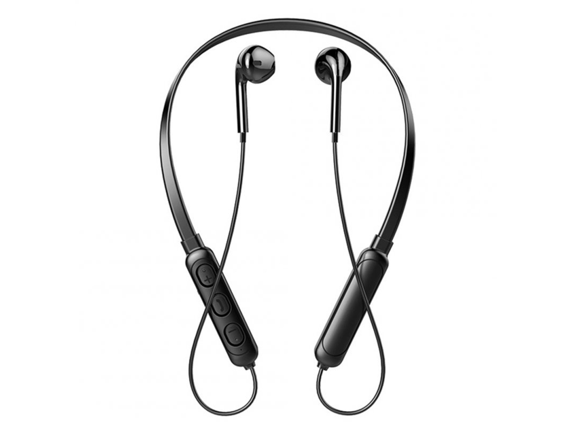 Auriculares Bluetooth Estéreo de banda para el cuello inalámbrico 5.1 con reducción de ruido negro