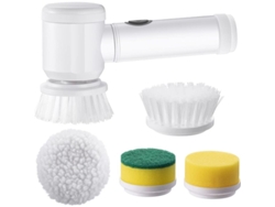 Cepillo Eléctrico Giratorio, Cepillo Para Ducha Eléctrica Con 4 Cabezales.