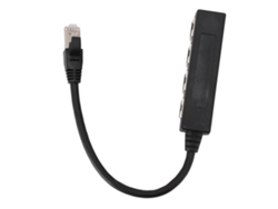 Divisor De Ethernet Profissional 1 Para 4 Portas Rj45 Alta Velocidade 100mbps 1000mbps Para Computador