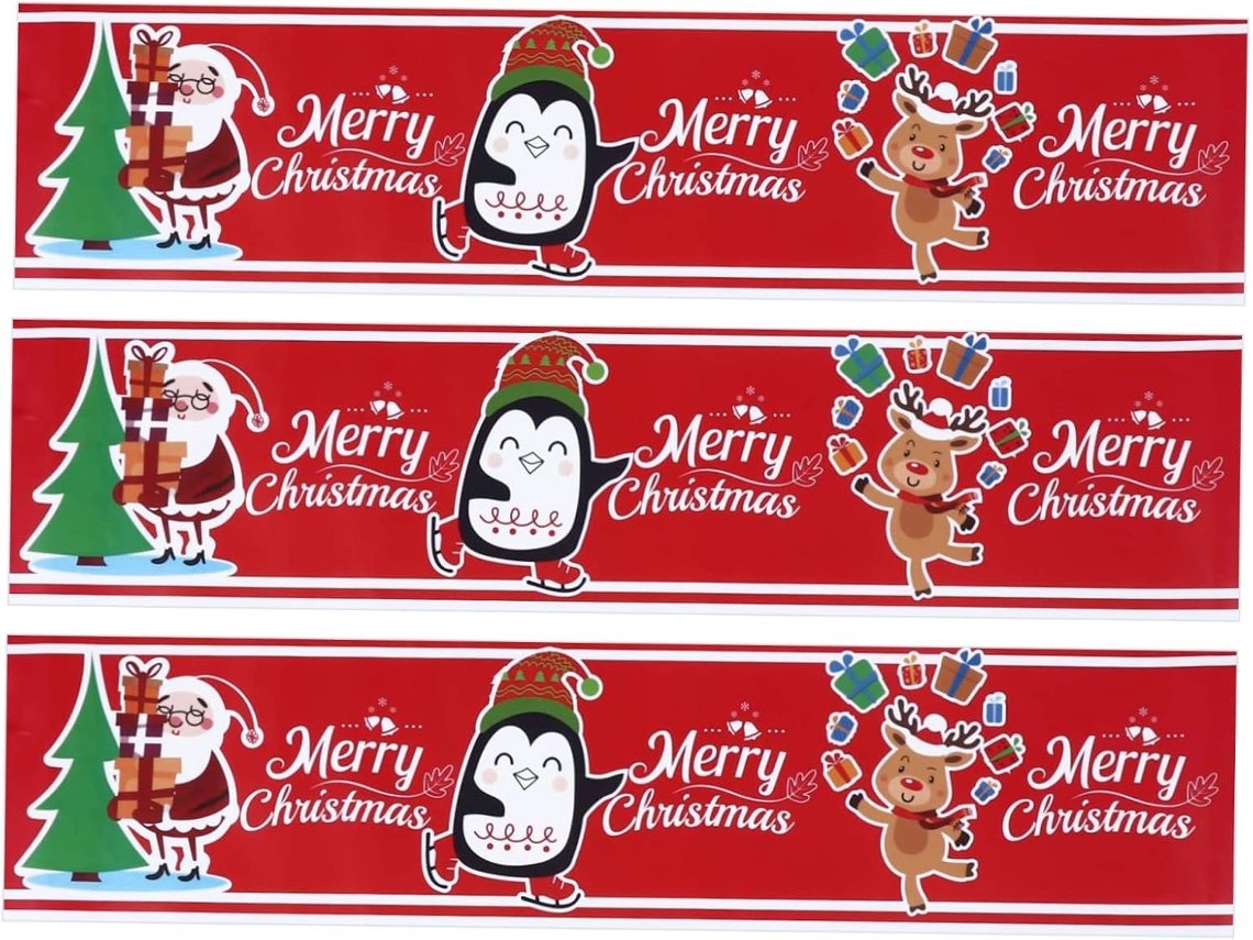 Pegatinas Navideñas. Cómodas De Usar, No Requieren Corte, Simplemente Despega Y Pega