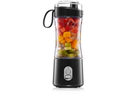 Usb Recargable Portátil Tamaño Mini Licuadora Personal Fuerte Potencia Smoothies Y Batidos Exprimidor Vaso Para Casa Viaje Gusshious Negro